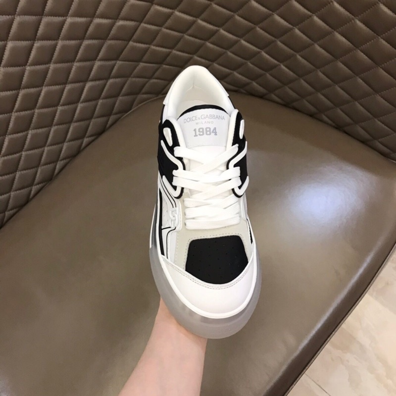 Giày thể thao nam cao cấp có 2 màu thương hiệu Dolce&Gabbana mẫu mới đế ngoài cao su trong trẻ trung