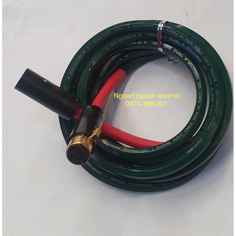 dây tín hiệu balance xlr canon đực cái cao cấp nhập khẩu HI-END