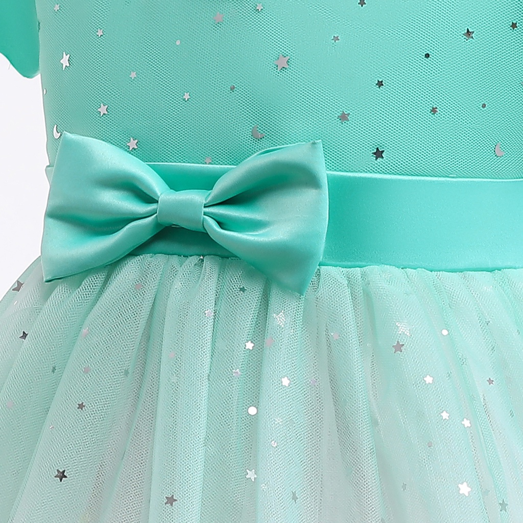 BEAR LEADER Đầm Công Chúa Aisha Xinh Xắn Theo Phong Cách Âu Mỹ 2023 Dành Cho Bé Gái 3-9 Tuổi