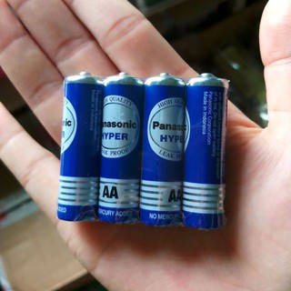 Pin tiểu xanh, pin AA Panasonic (vỉ 4 viên)