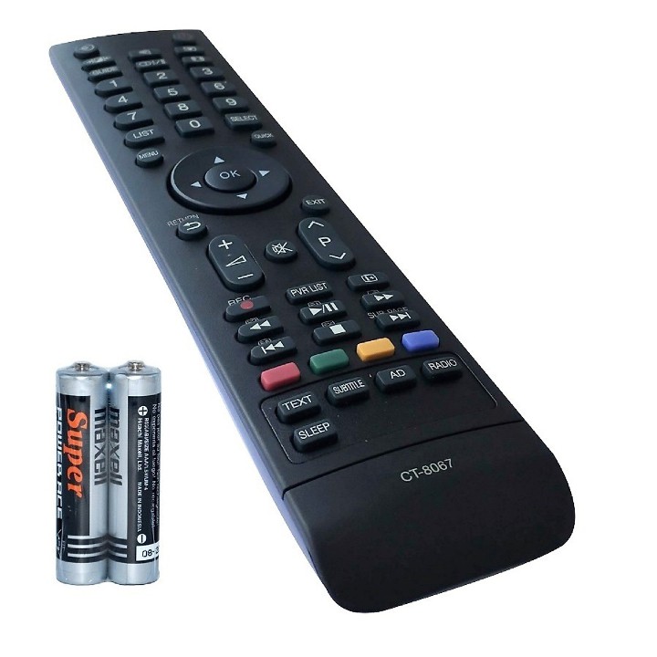 Remote Điều Khiển TV TOSHIBA CT-8067 (Kèm Pin AAA)