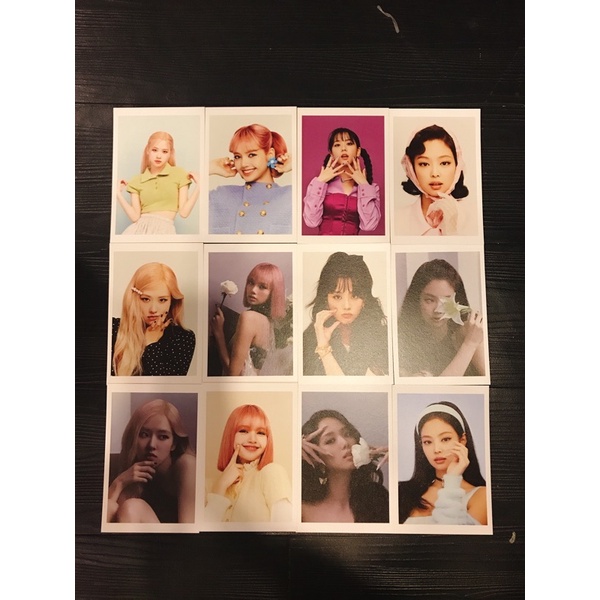 Card blackpink wc22 Jisoo Lisa Rosé Jennie welcoming chính hãng