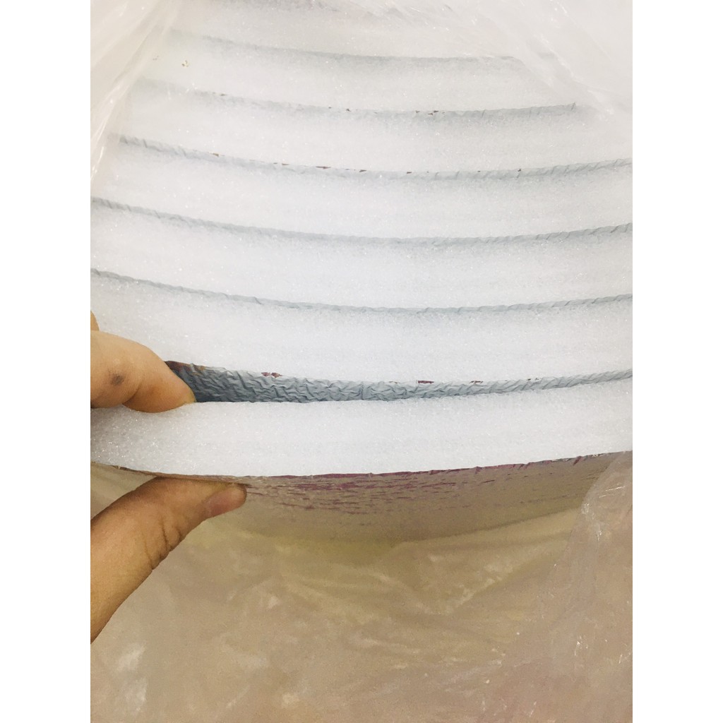 Cuộn Xốp PE OPP Tráng Bạc Dày 20mm x 1m Cách Nhiệt Bảo Ôn, Cách Âm, Lót Sàn Gỗ, Chống Nóng