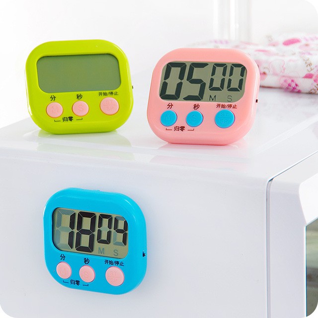 Đồng hồ điện tử đếm ngược thời gian tiện lợi dành cho nhắc việc bé, hẹn giờ nấu ăn