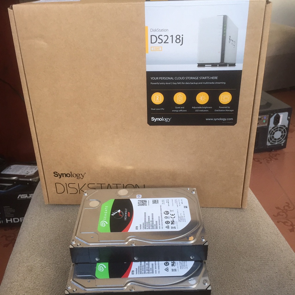 Ổ cứng chuyên dụng cho NAS Seagate Ironwolf 8Tb