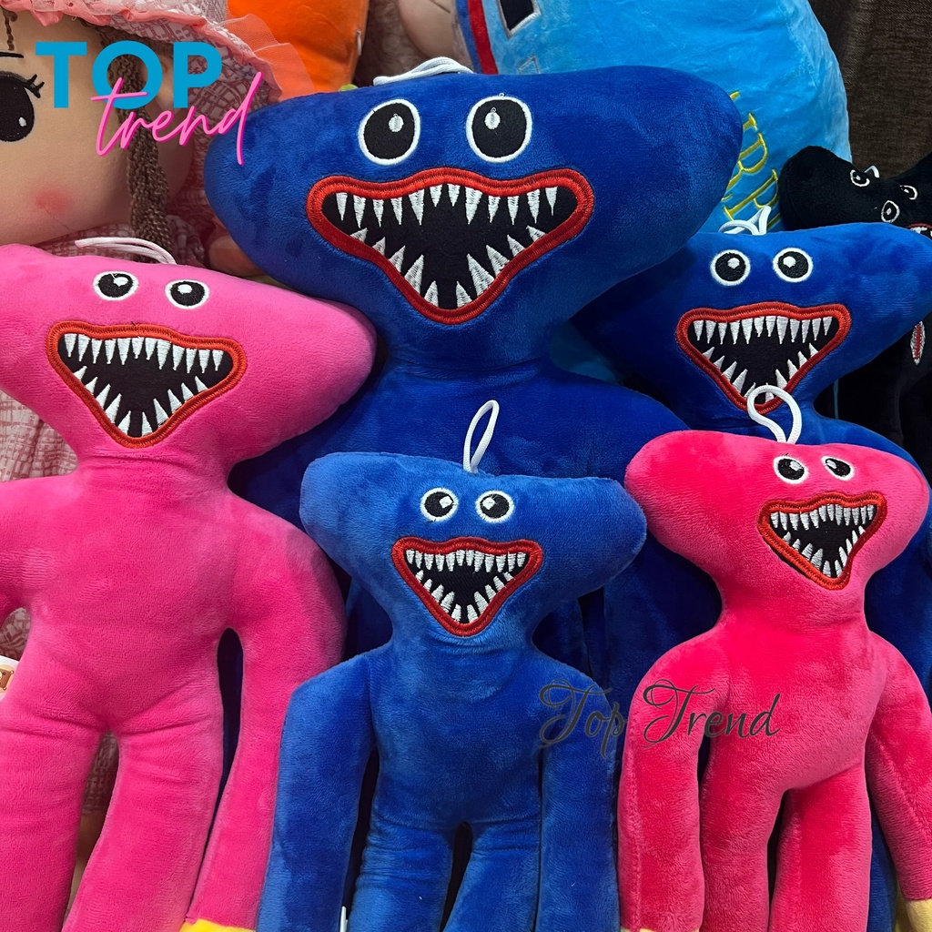 Huggy Wuggy nhồi bông nhân vật game Poppy Playtime SIZE 35-45-65CM lông mịn, gấu nhồi bông cho bé - Top Trend