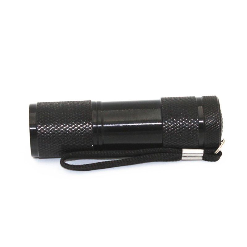 Đèn pin LED UV sấy sơn móng tay resin soi trang sức 9W UV 9 bóng 395nm