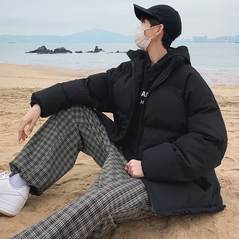 Áo phao nam quảng châu unisex thời trang mùa đông mẫu mới