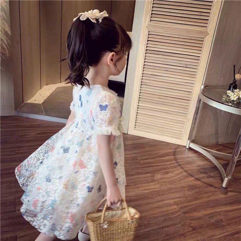 Váy ren tiểu thư bé gái lớn, size đại  - kèm ảnh thật