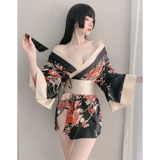 Váy ngủ nữ kimono tiểu thư Lylylorem Mã 21