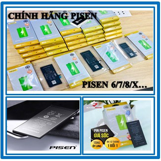 PIN PISEN IPHONE  6 / 6P / 6S / 6SP / 7 / 7P / 8 / 8P BẢO HÀNH TOÀN QUỐC 12T