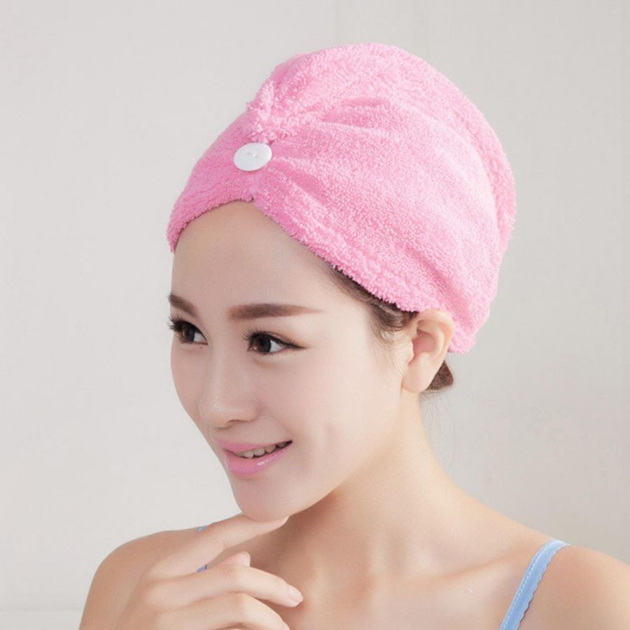 Khăn quấn đầu-Khăn ủ tóc làm khô tóc SIÊU THẤM ,SIÊU BỀN ,SIÊU TIỆN LỢI