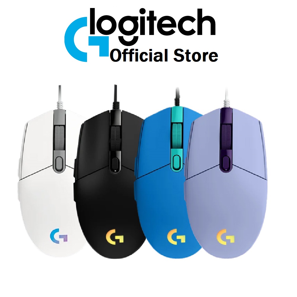 Chuột game Logitech G203 có dây Lightsync - Tùy chỉnh RGB, 6 nút lập trình - Bảo hành 24 tháng