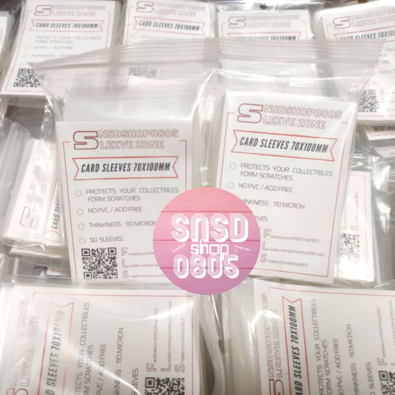 [SIÊU DÀY][SLEEVE DÀY 0.22mm] Sleeve Zone Đựng Miniphotocard, Miniptc, Sleeve Đựng Top B8, Toploader