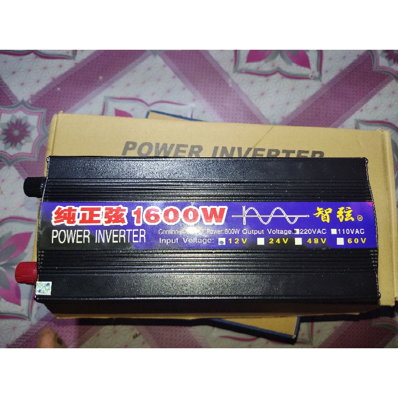 inverter kích điện sine chuẩn 12v-220v , công suất 1600w