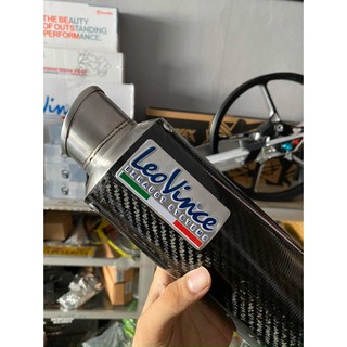 Pô Leo - Leovince Carbon 1.1 Xịn Xò Cho Các Dòng Xe Phổ Thông Wave Dream Sirius Exciter Winer Sonic Satria