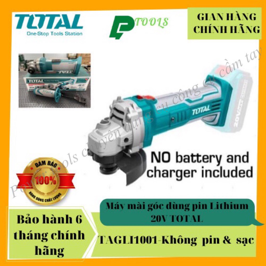 20V Máy mài góc dùng pin 100mm TOTAL TAGLI1001