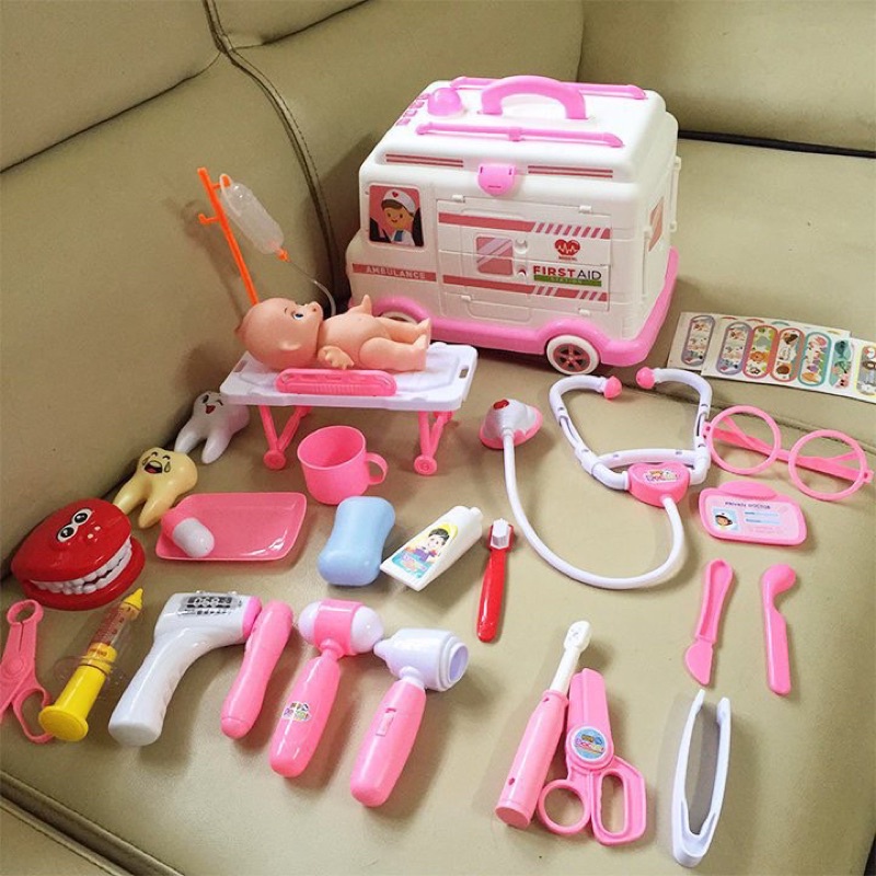 Đồ chơi bác sỹ xe cứu thương loại cao cấp