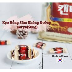 Kẹo sâm không đường hàn quốc 500g