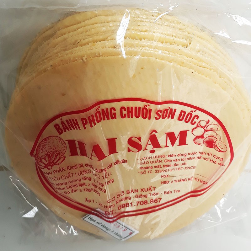 Bánh phồng mì vàng  SƠN ĐỐC 20 bánh