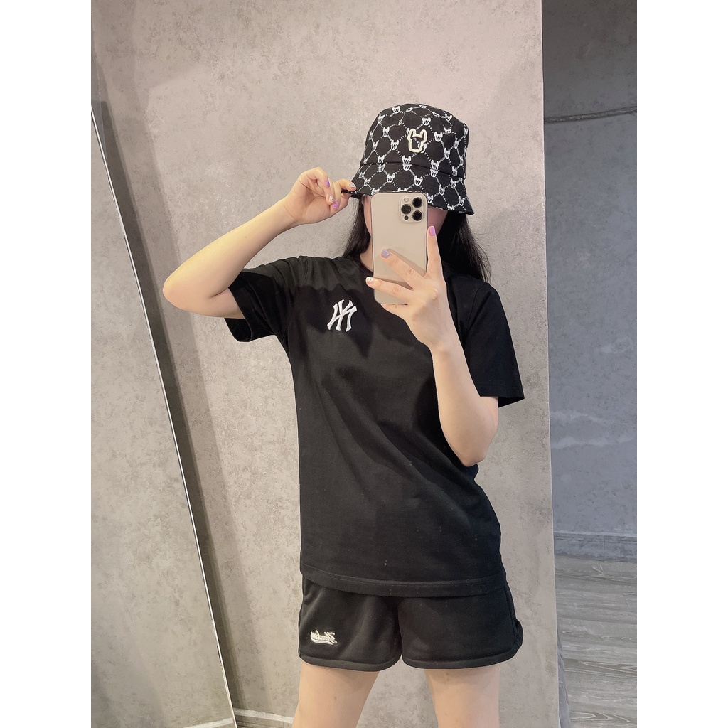 (HÀNG XUẤT XỊN) Mũ Bucket và Lưỡi trai H90 LIFEWORK MONOGRAM BUCKET HAT &amp; H91 LIFEWORK MONOGRAM CAP BLACK
