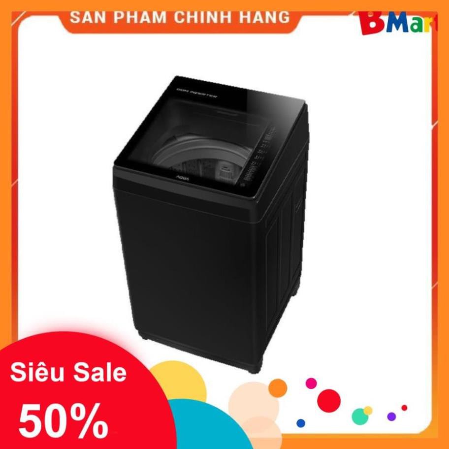 [ VẬN CHUYỂN MIỄN PHÍ KHU VỰC HÀ NỘI ] Máy giặt Aqua cửa trên 9kg ( bạc ) AQW-D90CT.S - [ Bmart247 ]  - BM NEW