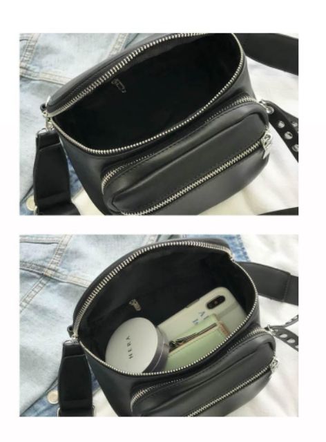 [FREESHIP ĐƠN 50K] Túi nữ đeo chéo da PU hình hộp có nhiều ngăn | BigBuy360 - bigbuy360.vn