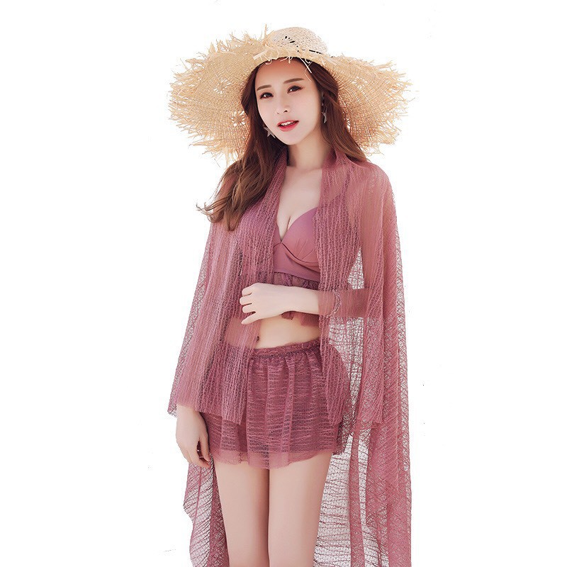 T) Đồ Bơi Nữ Bikini Đi Biển 3 Mảnh Phong Cách Hàn Quốc siêu đẹp | BigBuy360 - bigbuy360.vn