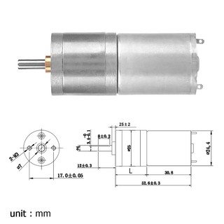 Động Cơ Bánh Răng Tốc Độ Thấp 25ga370