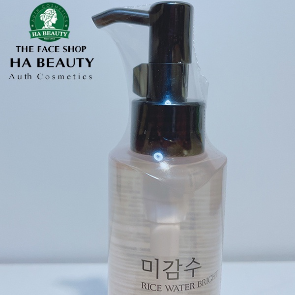 Dầu tẩy trang dưỡng ẩm sạch sâu dịu nhẹ cho da khô dầu The Face Shop Rice Water Bright Light Facial Cleansing Oil 150ml