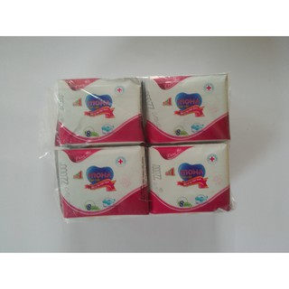 Combo 8 gói băng vệ sinh Moha ban ngày dạng hộp siêu mỏng có cánh