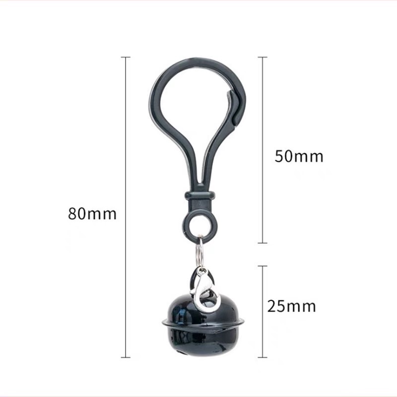 Móc Khoá Nhựa Viên Chuông Tròn (lẻ 1 cái)