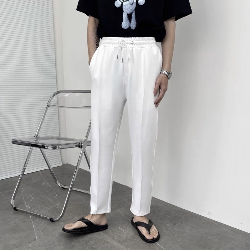 Quần Baggy Nam Lửng Poly Korea Unisex