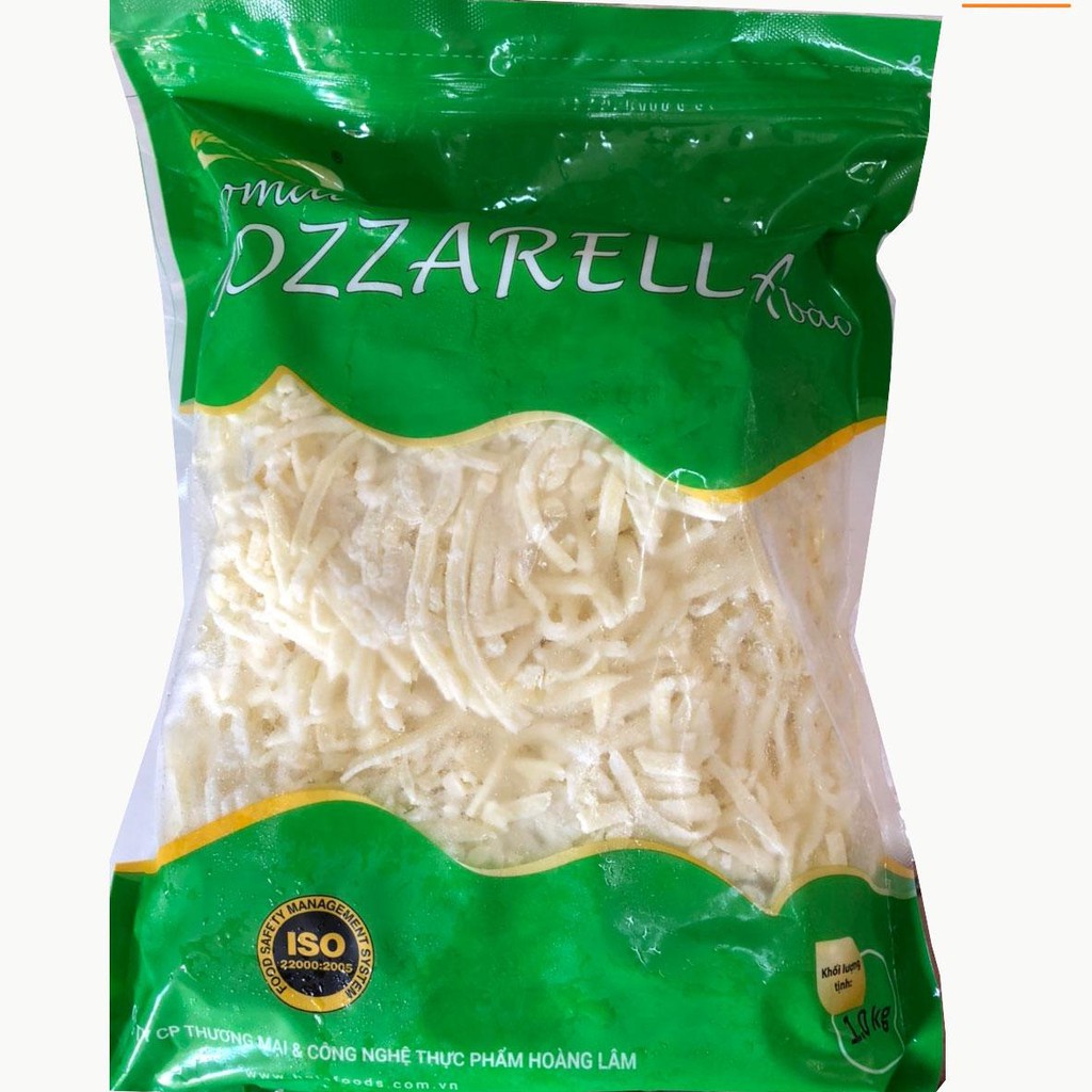 PHÔ MAI MOZZARELLA BÀO SỢI 1KG - NHẬP KHẨU ĐỨC - DATE MỚI 2024