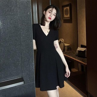 (Order) bigsize Đầm cổ V 