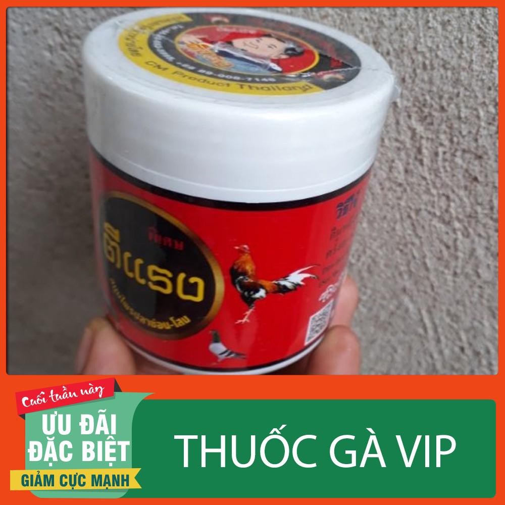 Thuốc bổ nội tạng cho gà Thái Lan (màu đỏ) Giúp tăng cường sức khỏe cho gà, tăng cường sức mạnh ở phần cánh gà và lưng