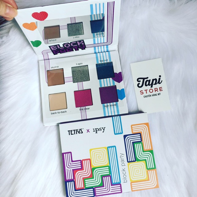 Bảng màu Tetris x Ipsy Block Party Eyeshadow Palette