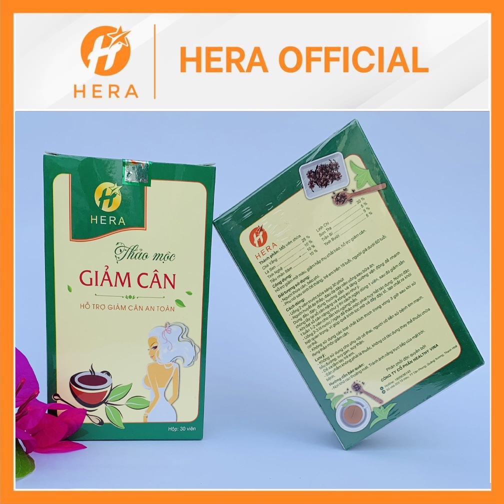Giảm Cân Hera Plus❤️Fresship❤️Trà thảo mộc giam can nhanh an toàn - TPCN Không Phải Thuốc Giảm Cân