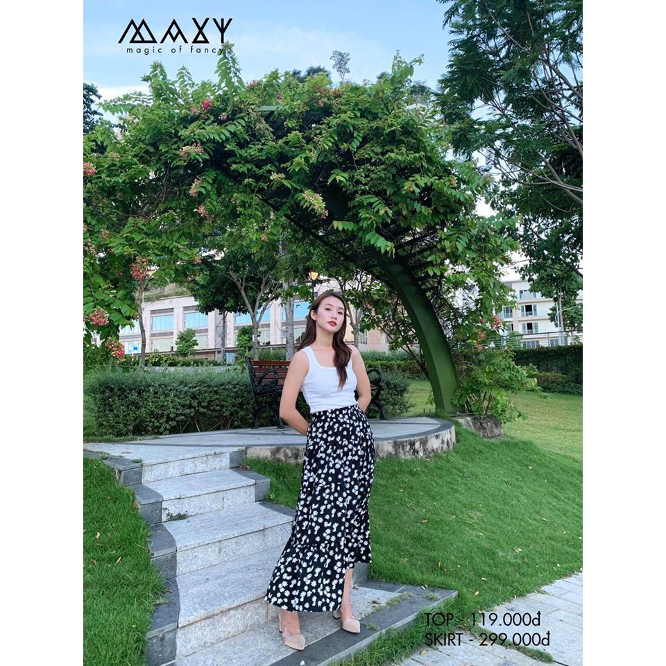 Chân váy dáng dài xoè tầng ruffer skirt Maxy Workshop | BigBuy360 - bigbuy360.vn