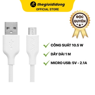 Cáp Micro 1m AVA DR-M01 Trắng