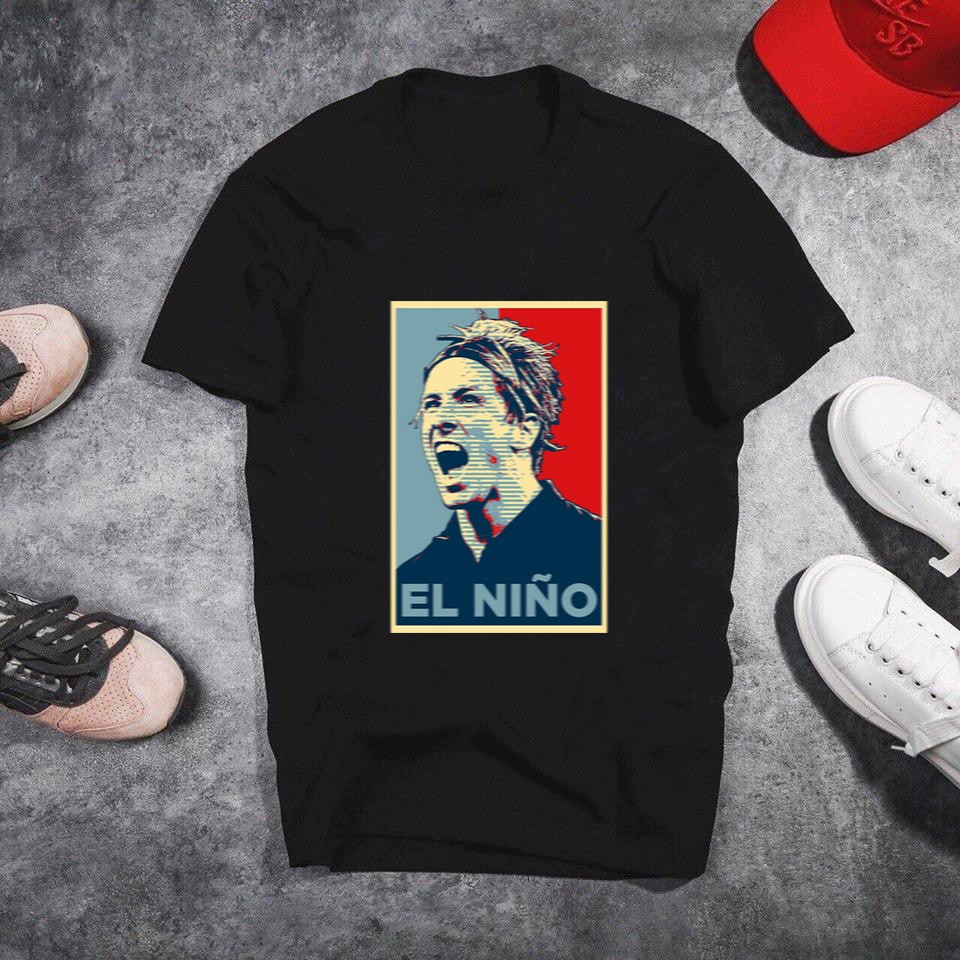 Áo Thun Torres Elnino Màu Đen Mềm Mịn Thoáng Mát - Áo Phông Nam Nữ Đầy Đủ Size