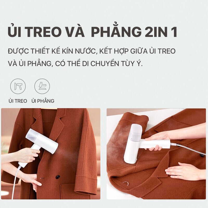 Bàn ủi Hơi Nước Cầm Tay Xiaomi Youpin Zanjia GT-306W | Deerma HS100