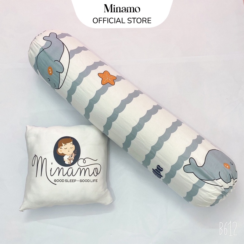 Gối Ôm Người Lớn 100 cm Minamo A002 Cao Cấp, Êm Ái, Thoáng Mát - Bảo Hành Chính Hãng Minamo