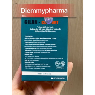 Dung dịch nhỏ mắt Gilan comfort