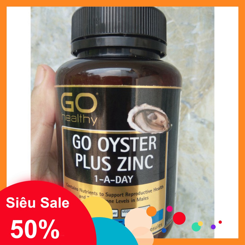 GIẢM GIÁ Tinh Chất Hàu GO Healthy Oyster Plus 120 Viên chính hãng GIẢM GIÁ