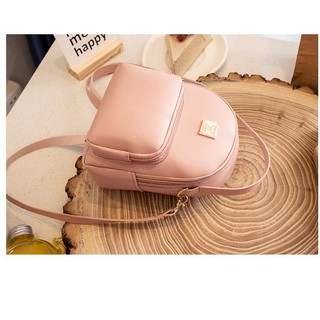 Balo Mini Trơn Màu Hồng