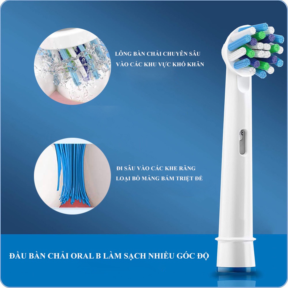 Đầu Bàn Chải Đánh Răng Điện Oral-B Thay Thế Phù Hợp Tất Cả Các Loại Bàn Chải Oral-B