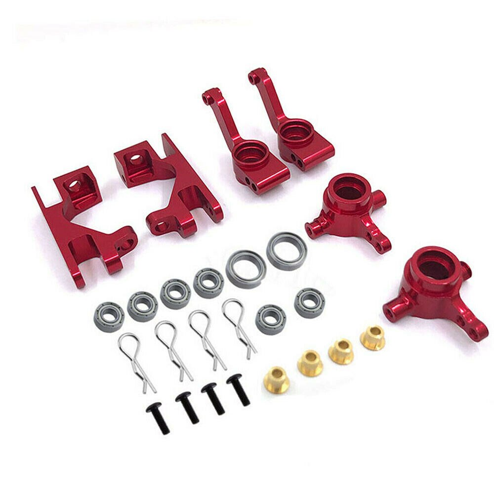 Đối với 1/10 Traxxas Slash 4x4 Khối lái bằng nhôm trái & phải Phần # 6837X C-Hubs 6832X Khối mang trục 1952X