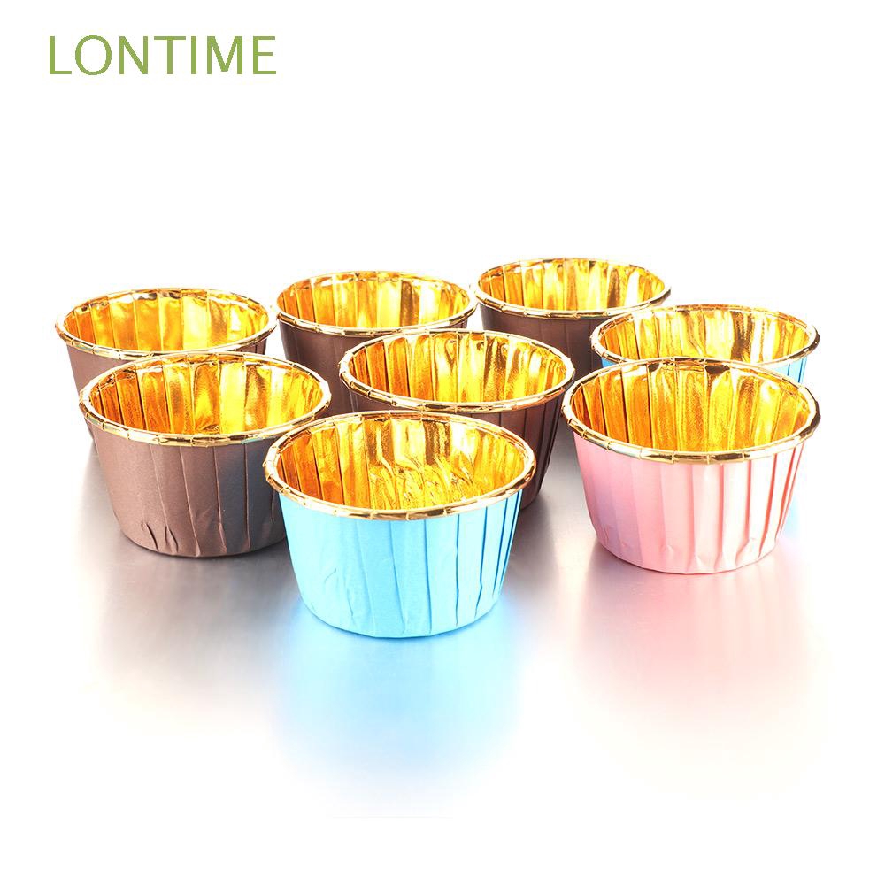 Bộ 50 giấy lót bánh Tart màu độc đáo xinh xắn