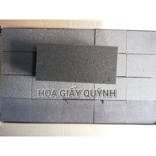 MÚT XỐP CẮM HOA KHÔ (màu xám)